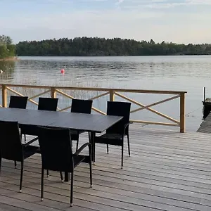 Waterfront House With Jacuzzi & Jetty In Stockholm